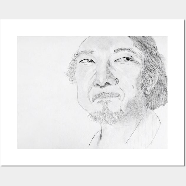 Miyagi Wall Art by Rawcanvas